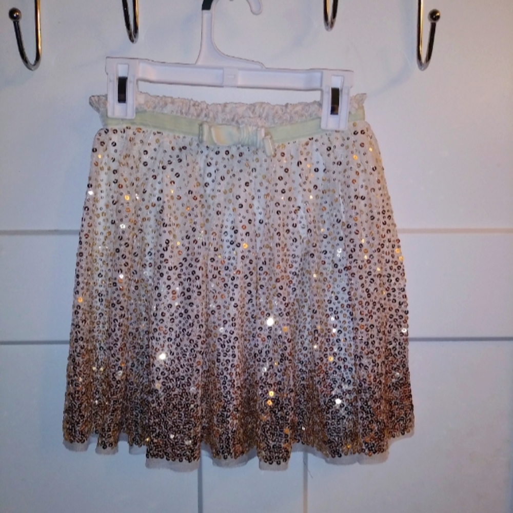 Kids glitter skirt